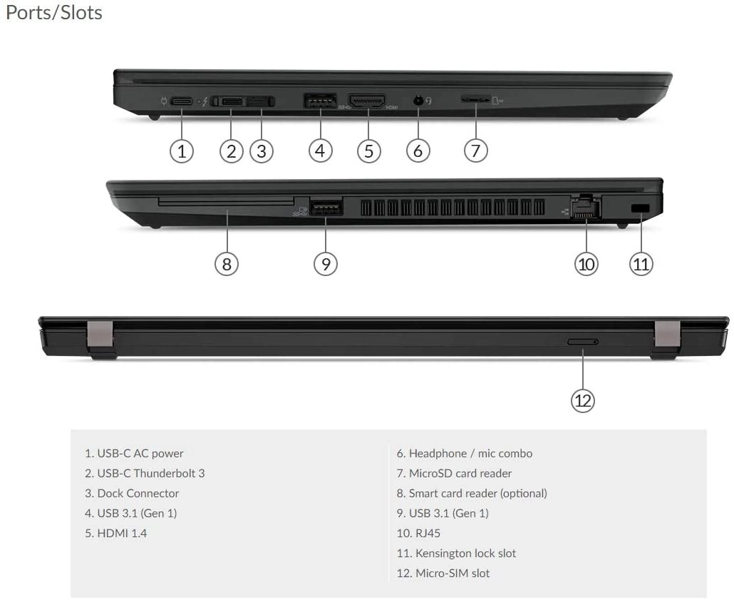 Lenovo ThinkPad T490 laptop image