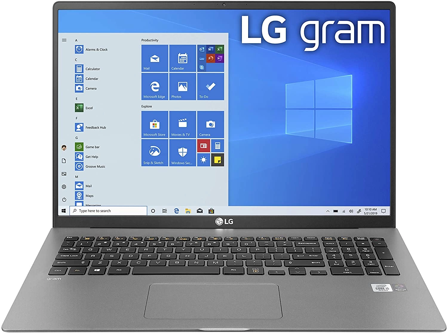 LG gram laptop image