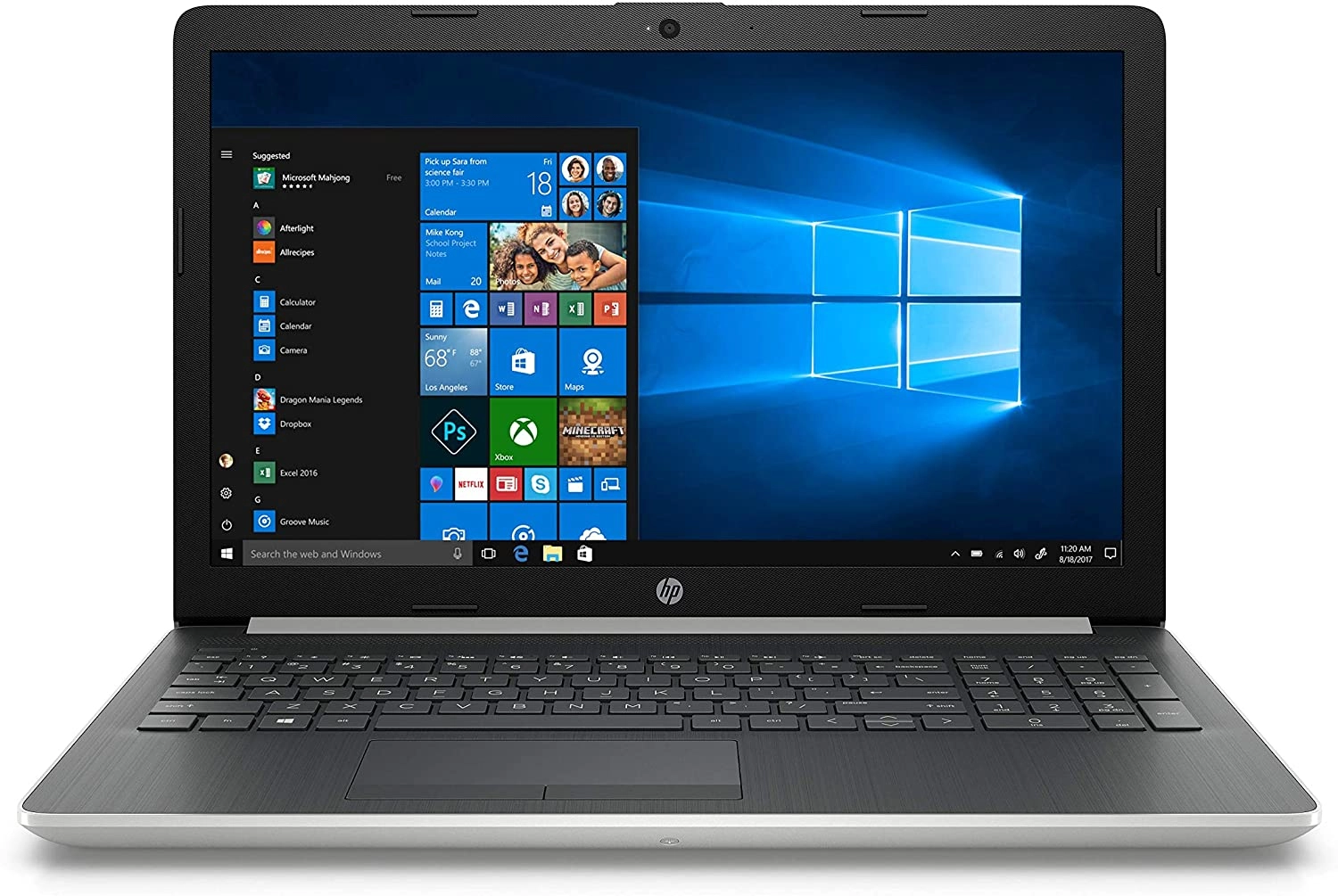 imagen portátil HP Notebook - 15-da0049ns