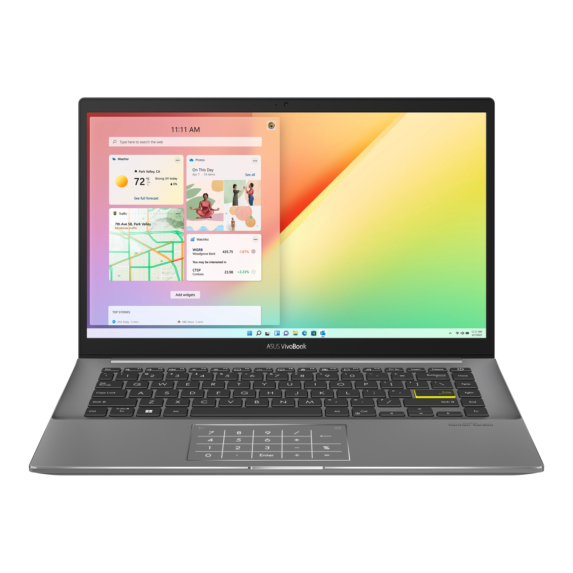 Asus Vivobook S14 S433 laptop image