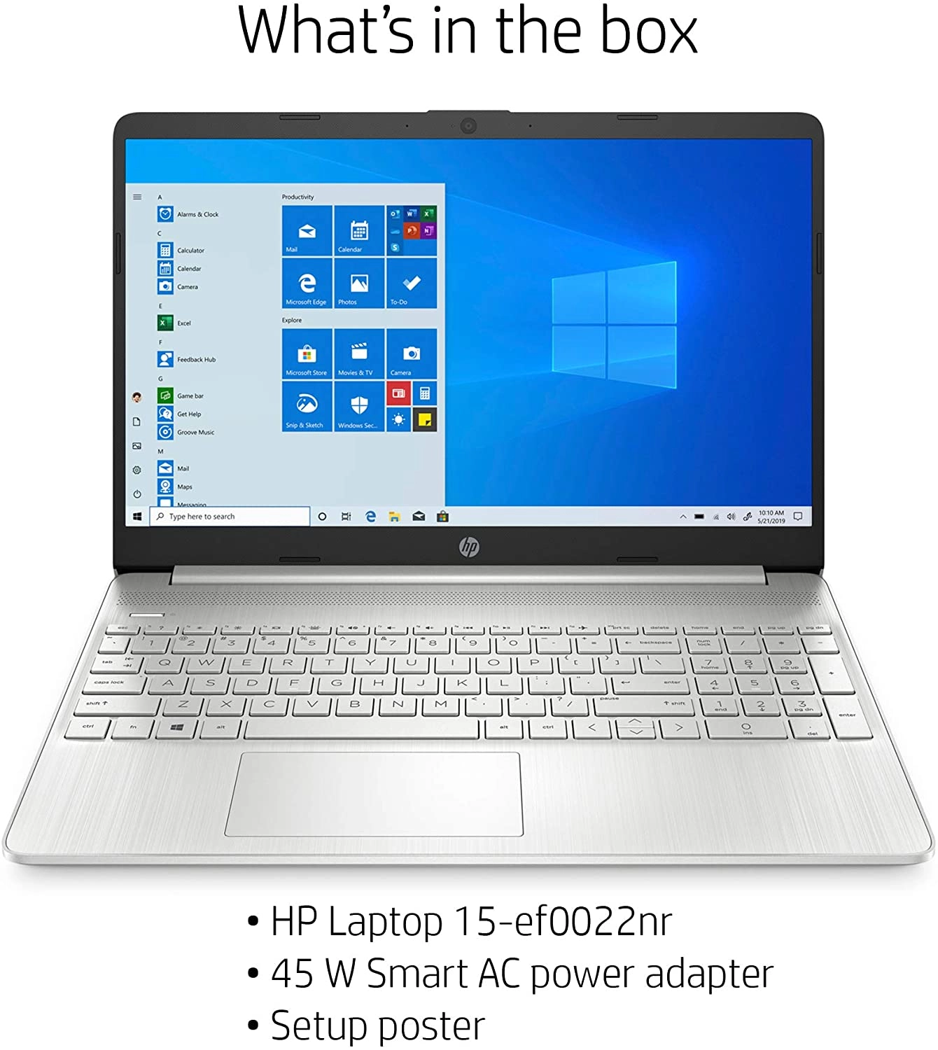 imagen portátil HP Laptop 15-ef0022nr