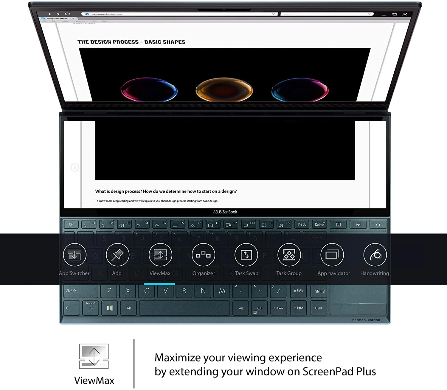 ASUS ZenBook Duo laptop image