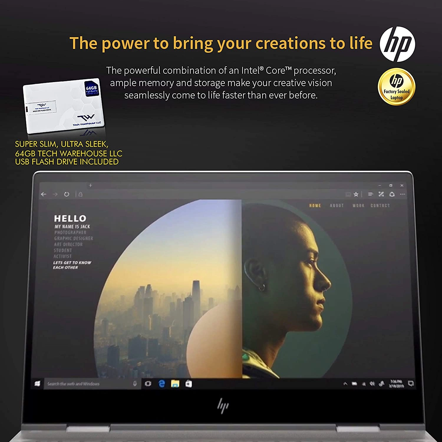 HP ENVY17TCTO laptop image