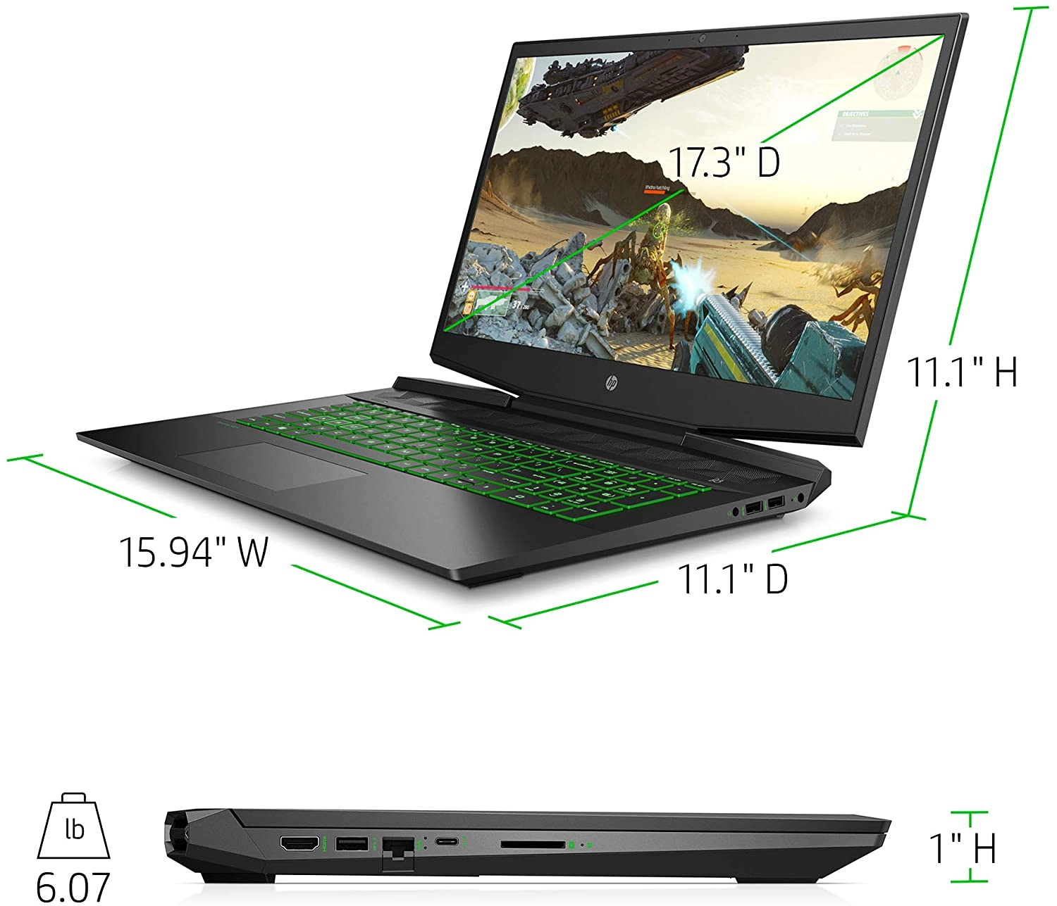 imagen portátil HP Pavilion Gaming 17 Laptop