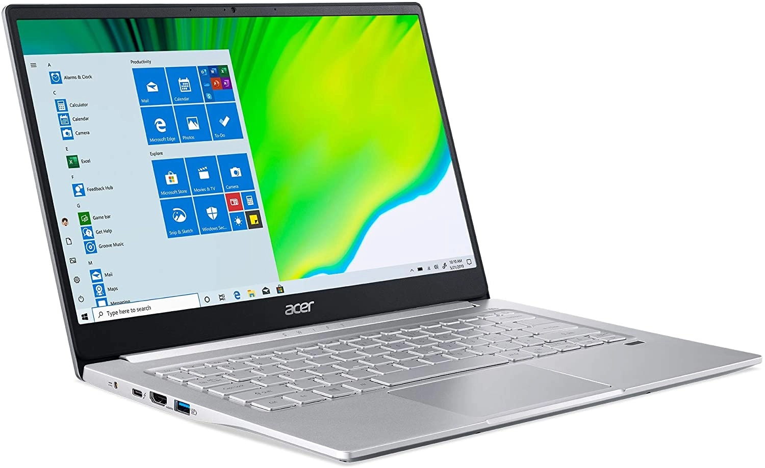imagen portátil Acer SF314-59-75QC