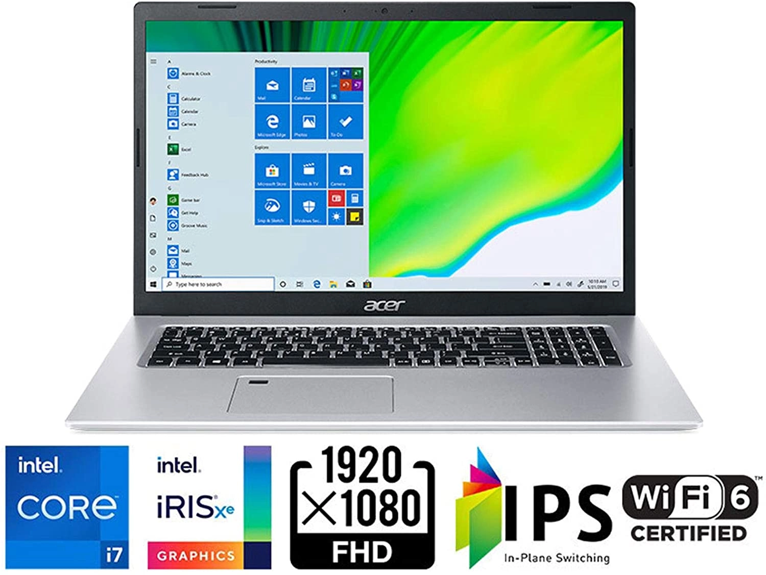 Acer A517-52-713G laptop image