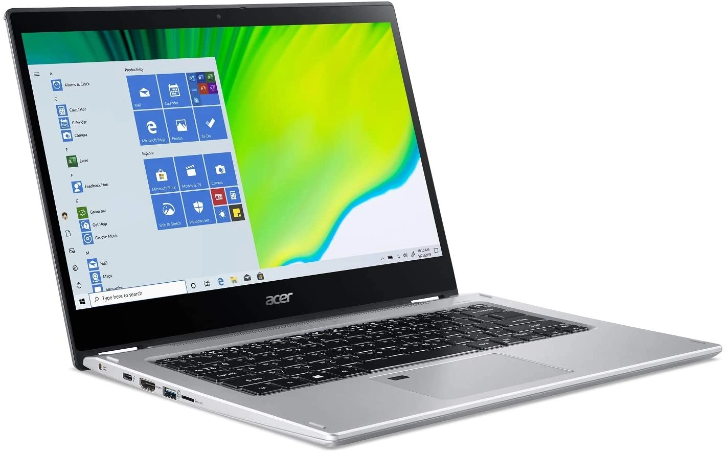 imagen portátil Acer SP314-54N-50W3