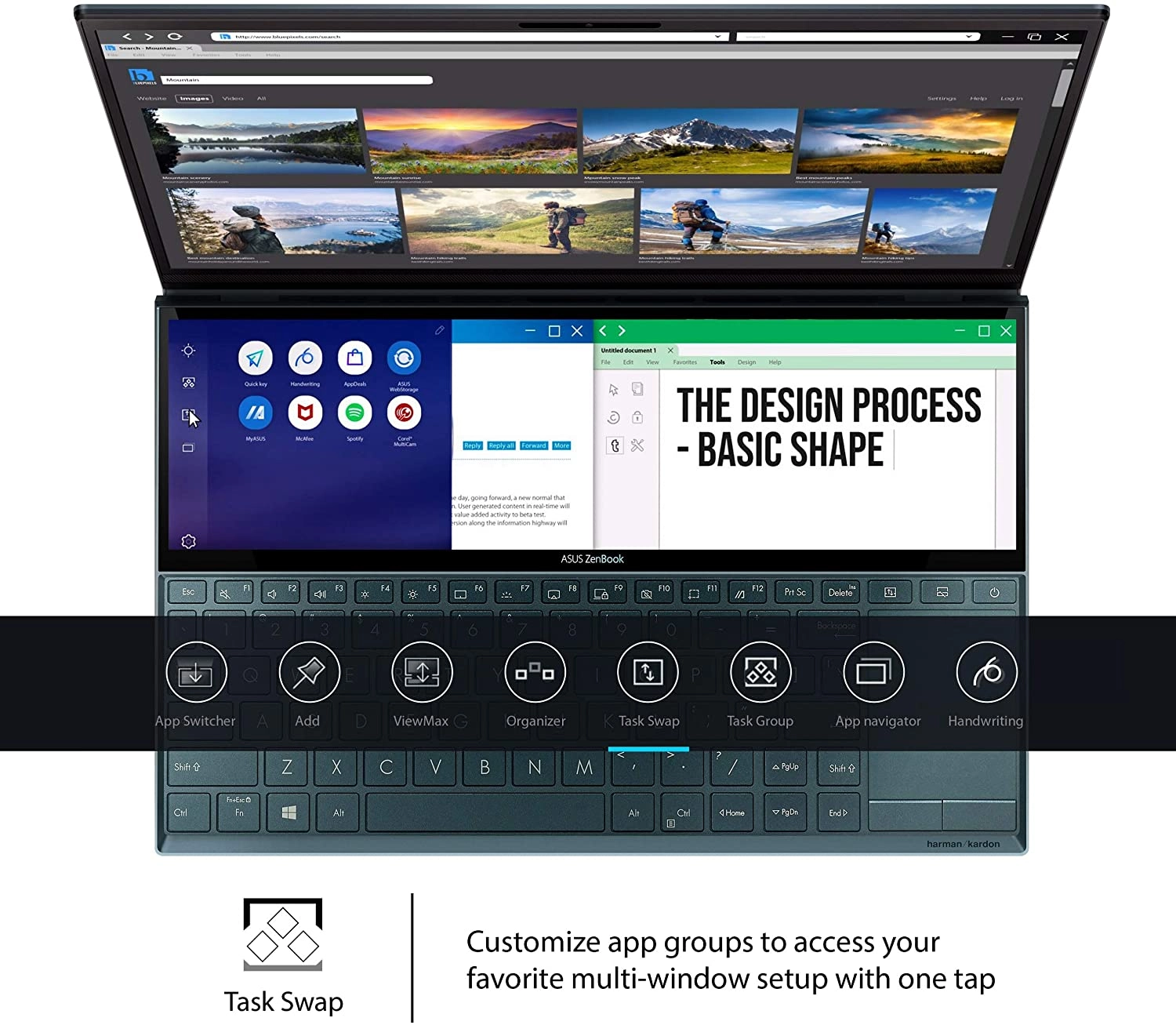 ASUS ZenBook Duo laptop image