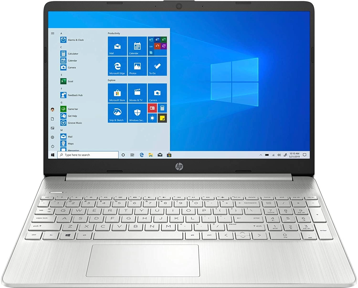 HP 15s laptop image