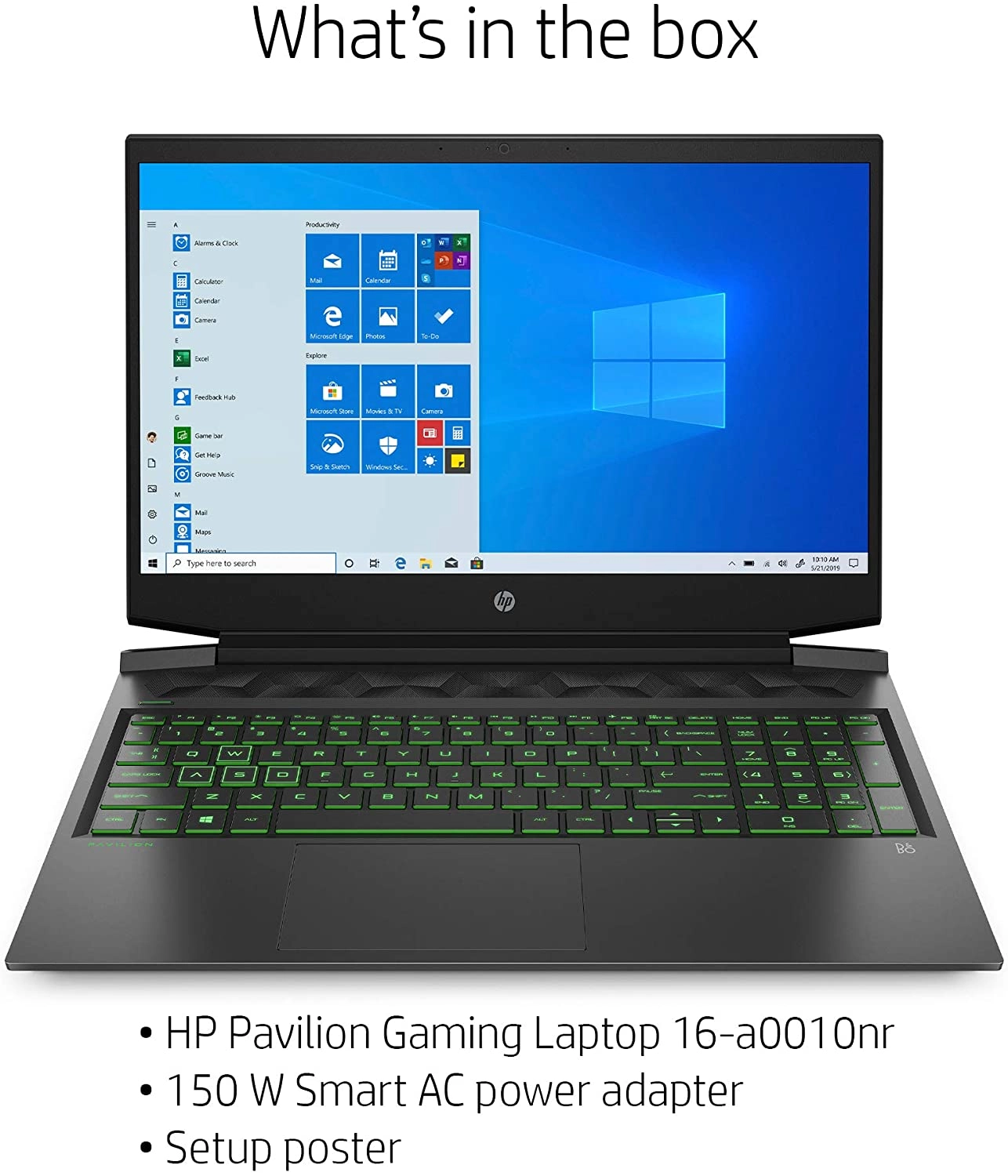 imagen portátil HP Pavilion Gaming 16 Laptop PC