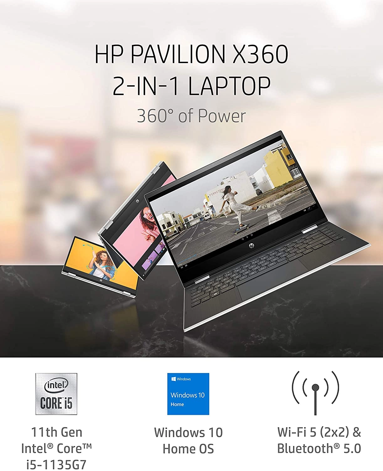 HP Envy x360 laptop image