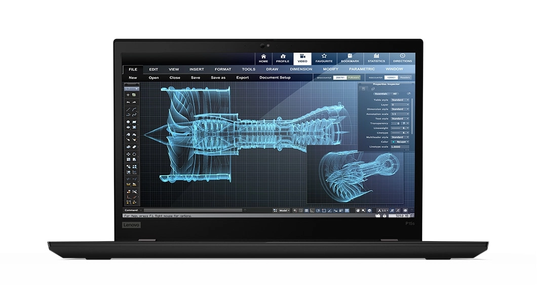 Lenovo ThinkPad P15s laptop image