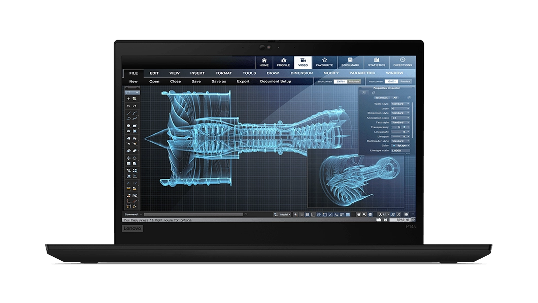 Lenovo ThinkPad P14s Gen 2 laptop image