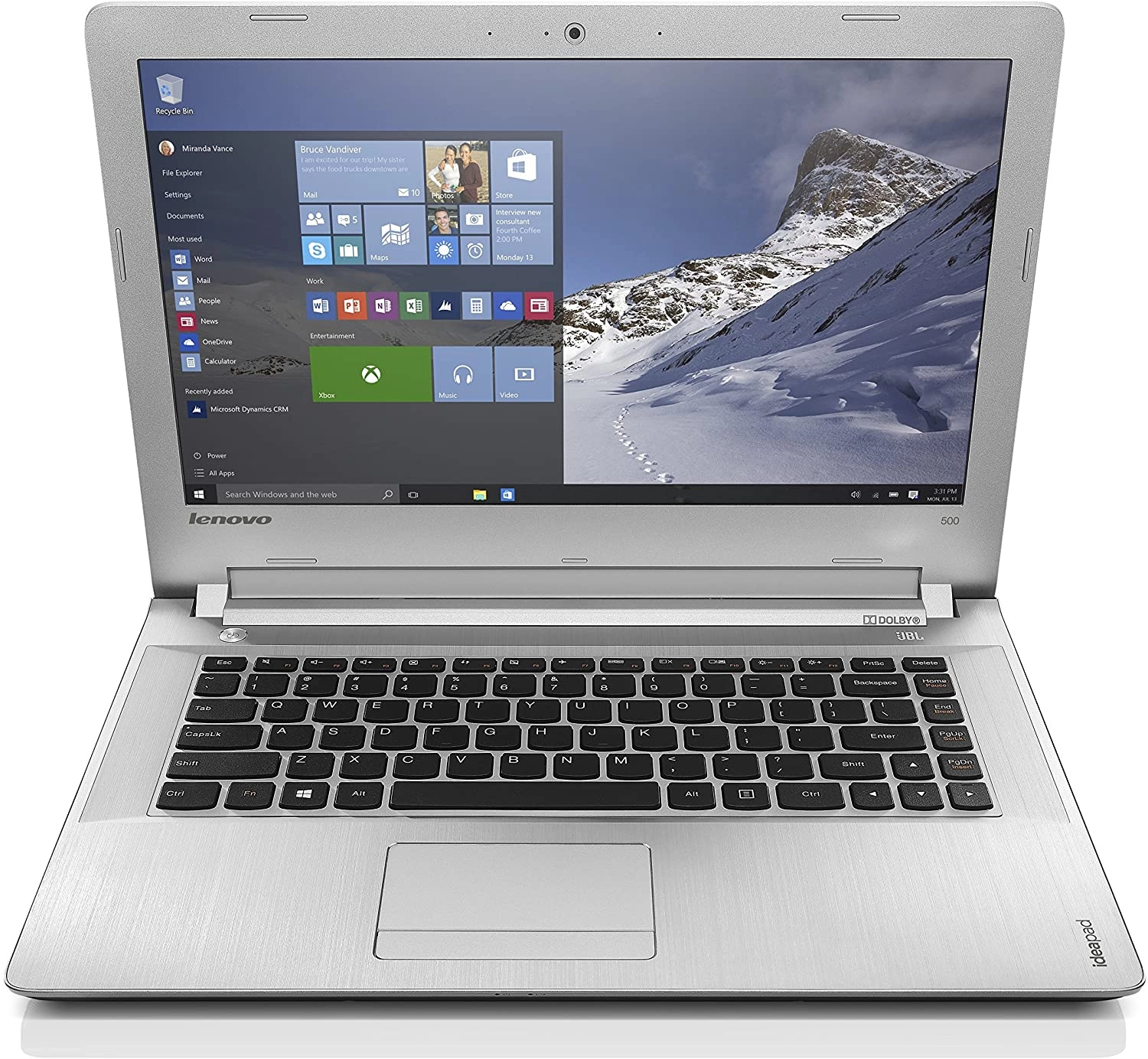 Lenovo 500 laptop image