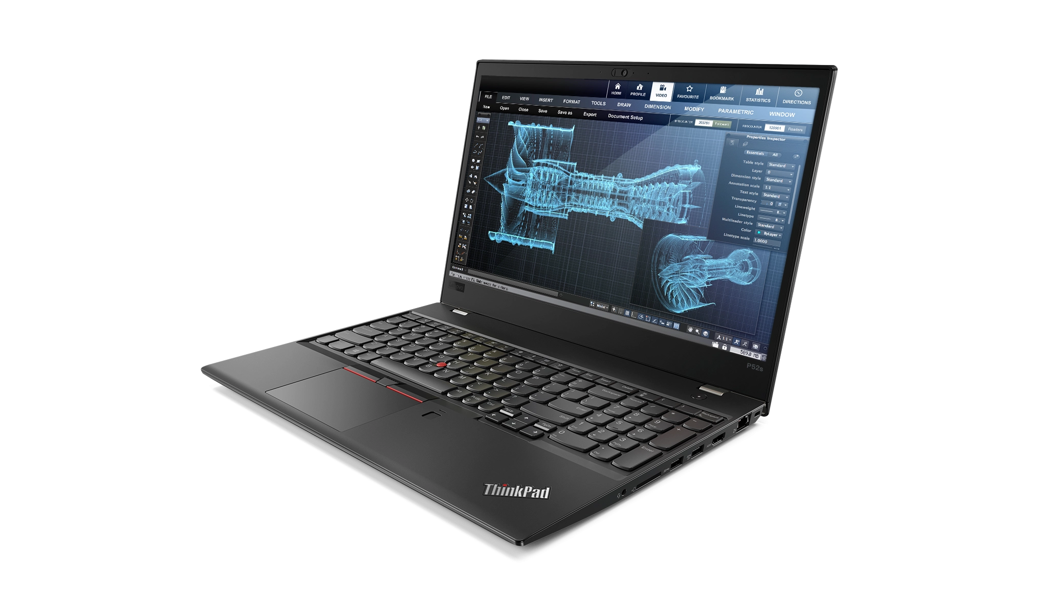 Lenovo ThinkPad P52s laptop image