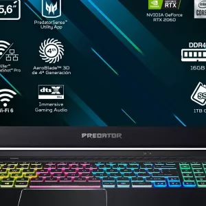 imagen principal del portátil Acer Predator Helios 300