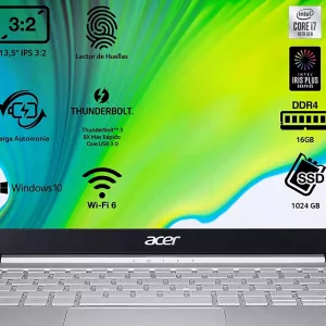Acer Swift 3 laptop main image